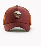 Hiking Cap Travel 500 Red/Brown