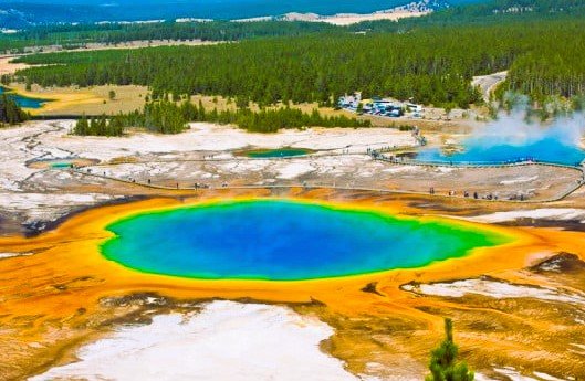 The National Park of Yellowstone